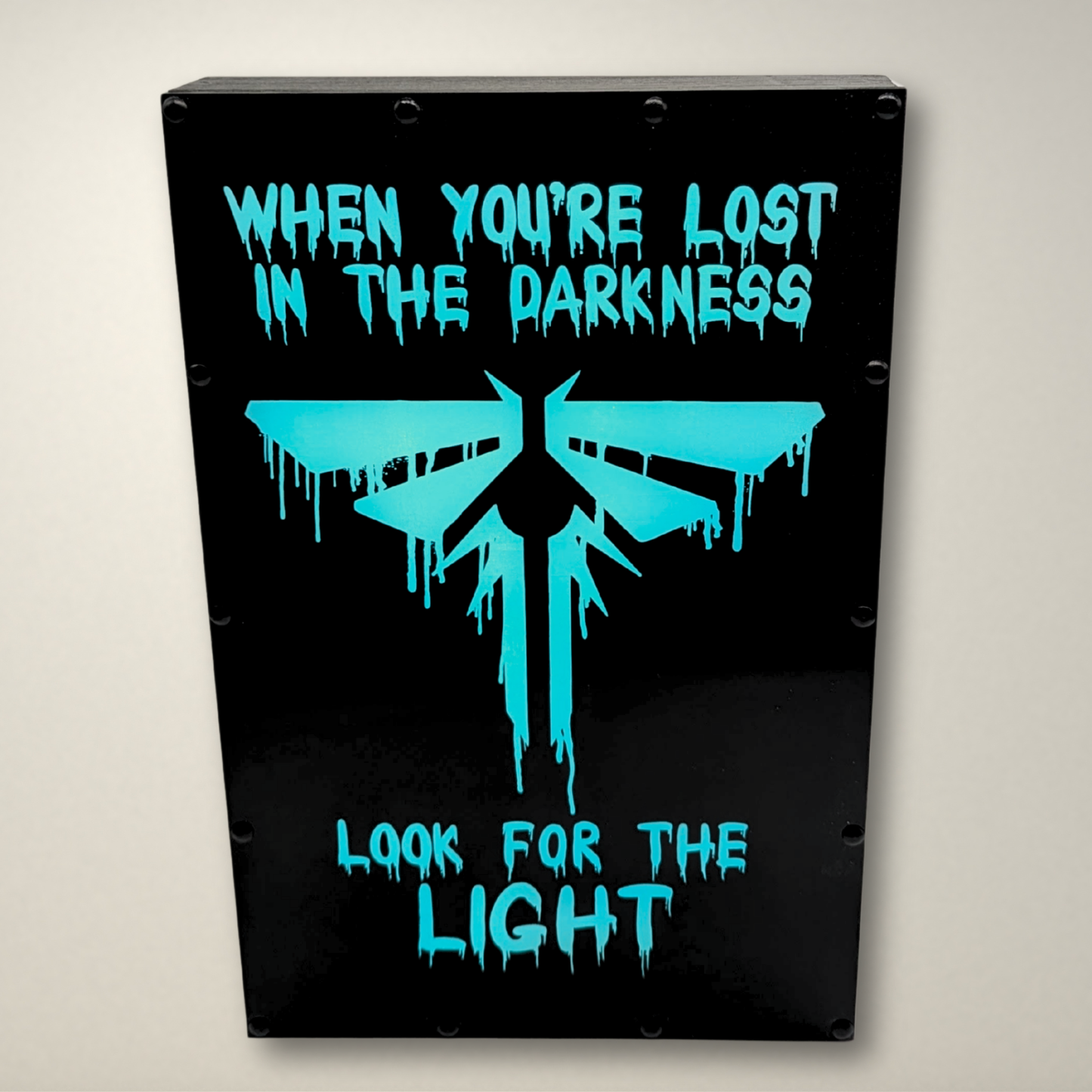 The last of us Fireflies Inspired LED Light Box