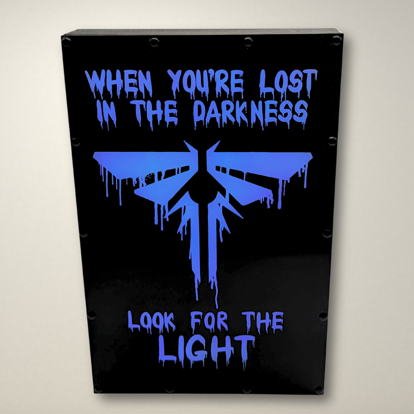 The last of us Fireflies Inspired LED Light Box