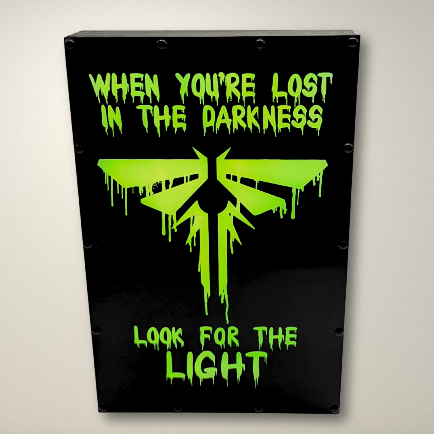 The last of us Fireflies Inspired LED Light Box