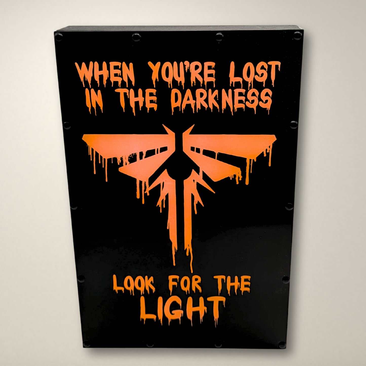 The last of us Fireflies Inspired LED Light Box