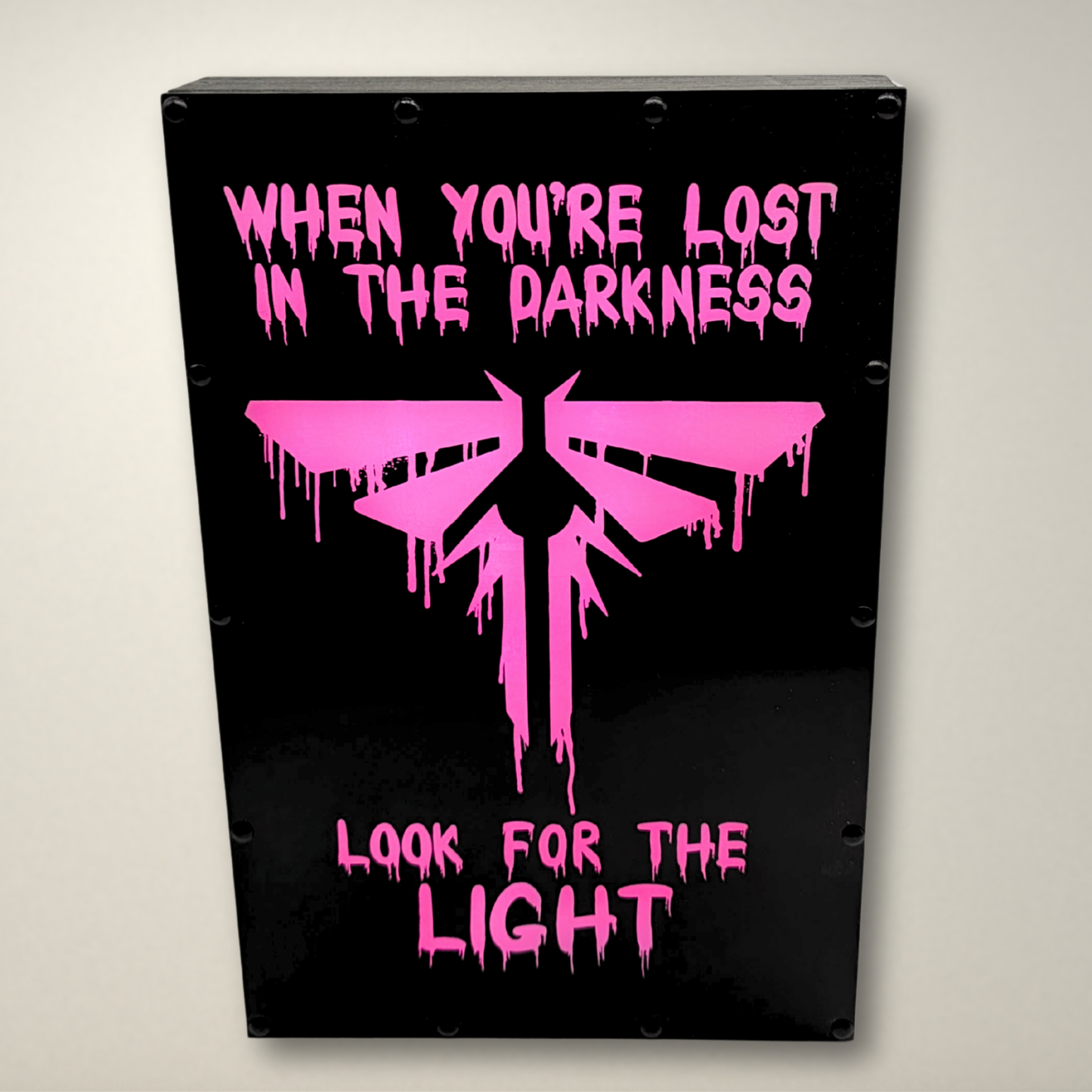 The last of us Fireflies Inspired LED Light Box