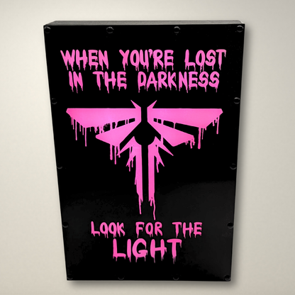 The last of us Fireflies Inspired LED Light Box