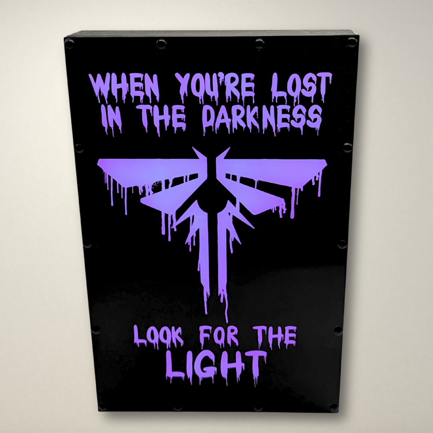 The last of us Fireflies Inspired LED Light Box