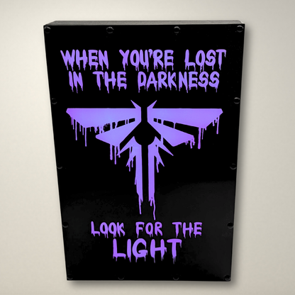 The last of us Fireflies Inspired LED Light Box