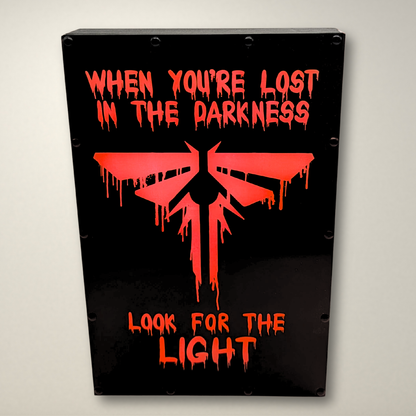 The last of us Fireflies Inspired LED Light Box