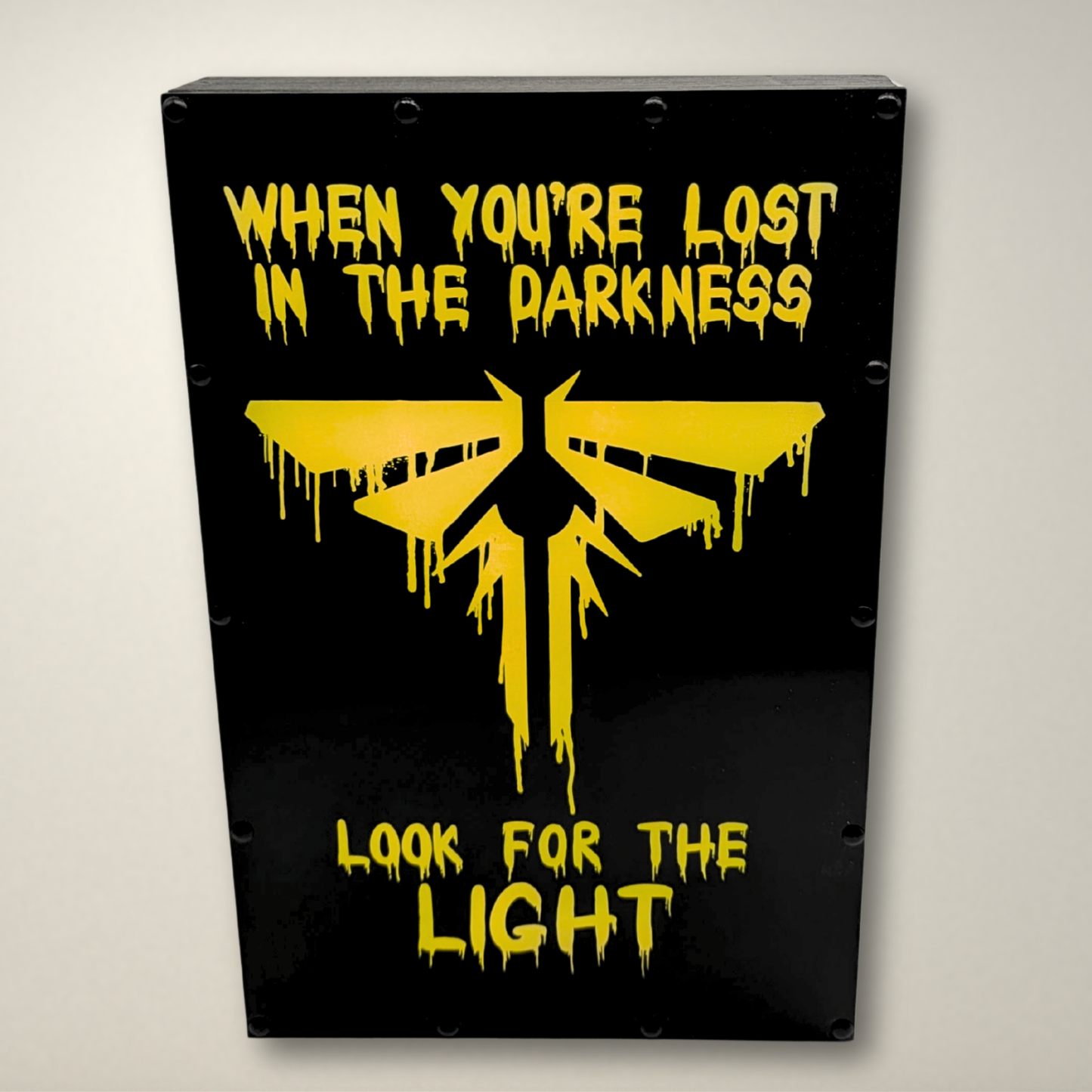 The last of us Fireflies Inspired LED Light Box