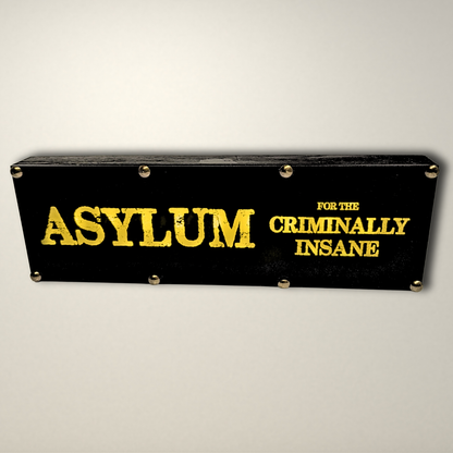 Asylum for the Criminally Insane LED Light Box