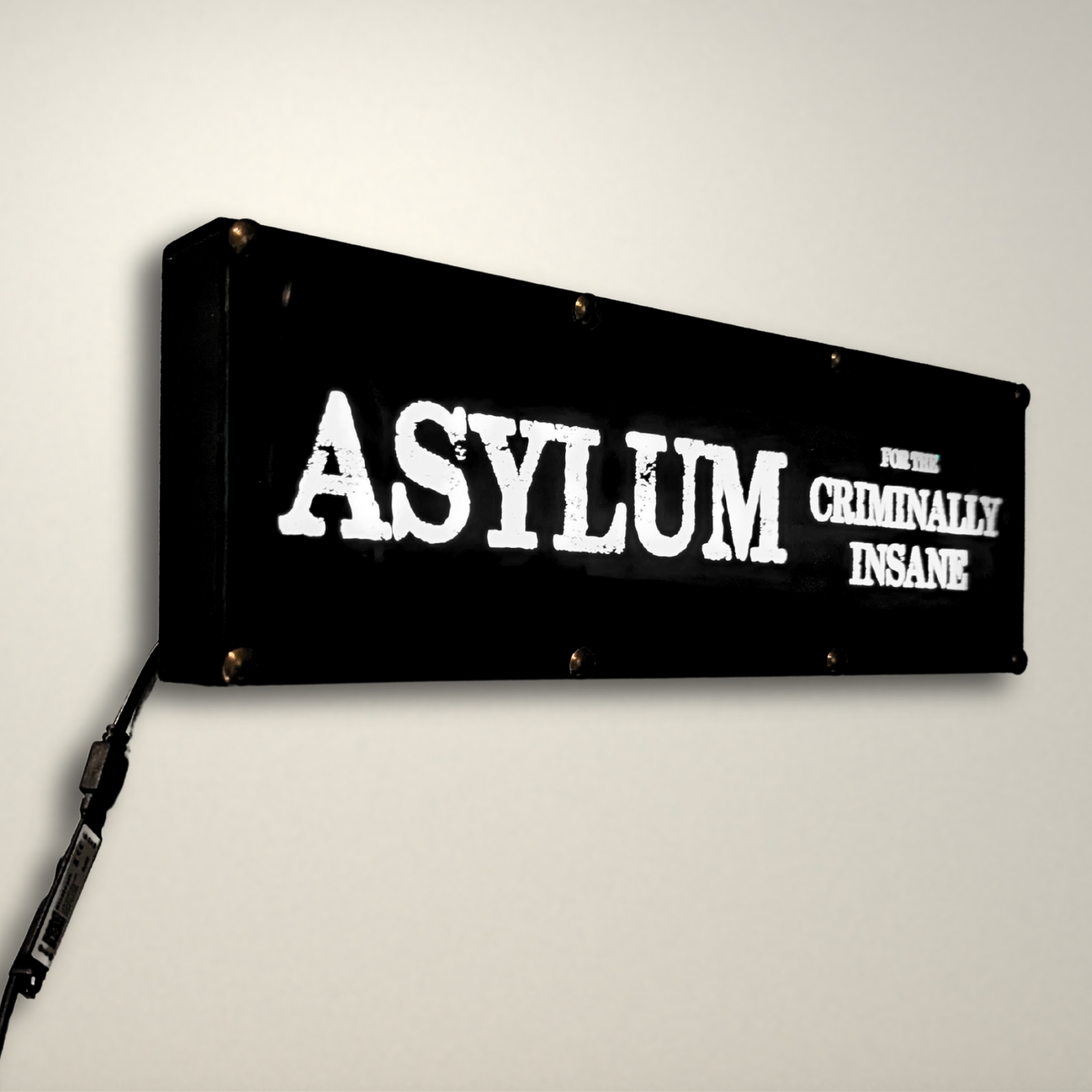 Asylum for the Criminally Insane LED Light Box