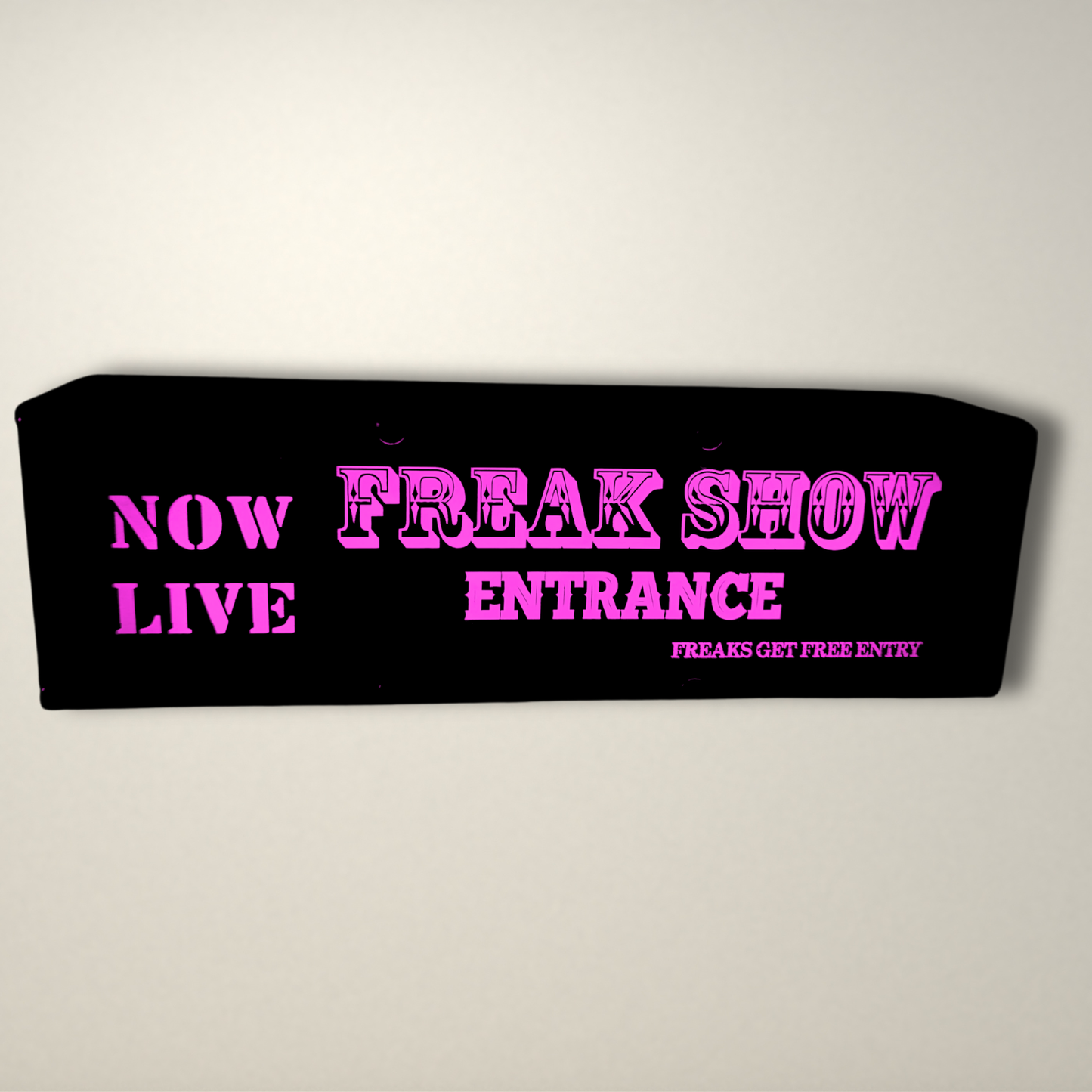 FREAK SHOW Entrance LED Lightbox Small