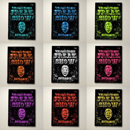 Welcome to the Freakshow  LED Lightbox Large