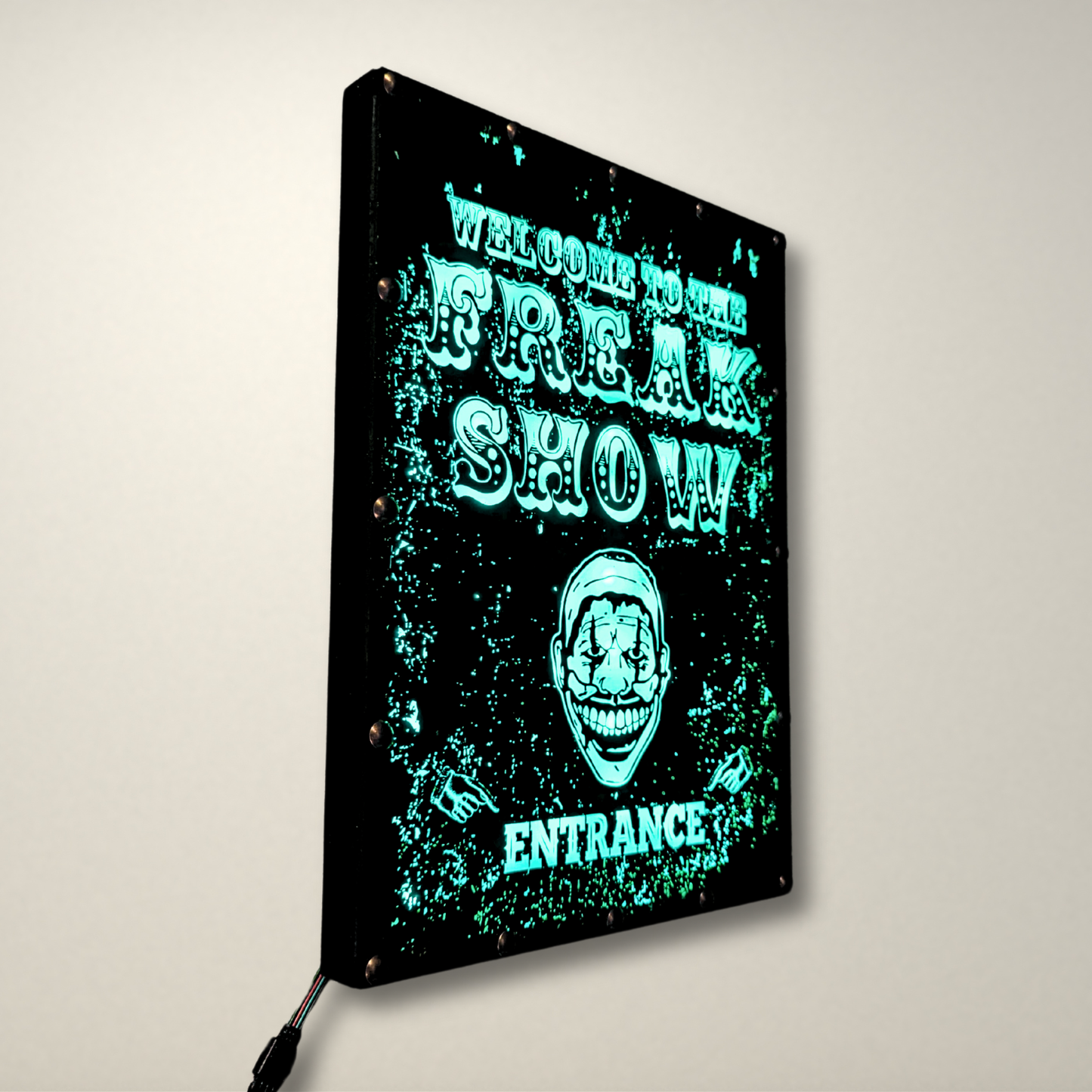 Welcome to the Freakshow  LED Lightbox Large