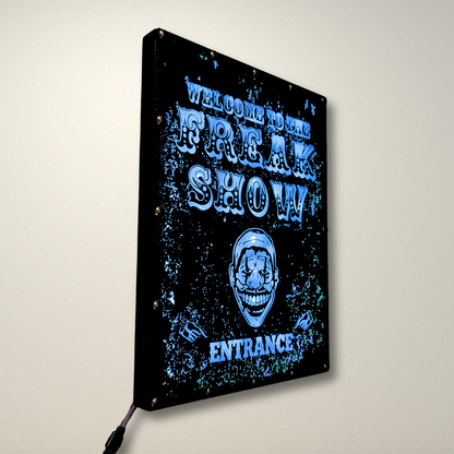 Welcome to the Freakshow  LED Lightbox Large