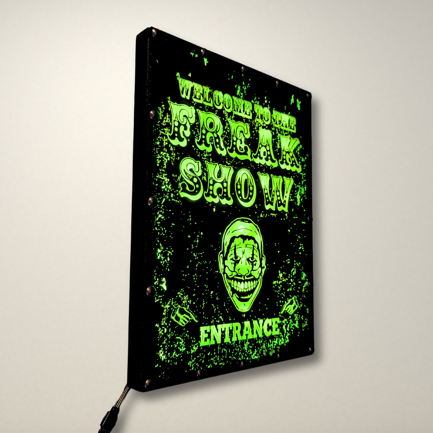 Welcome to the Freakshow  LED Lightbox Large