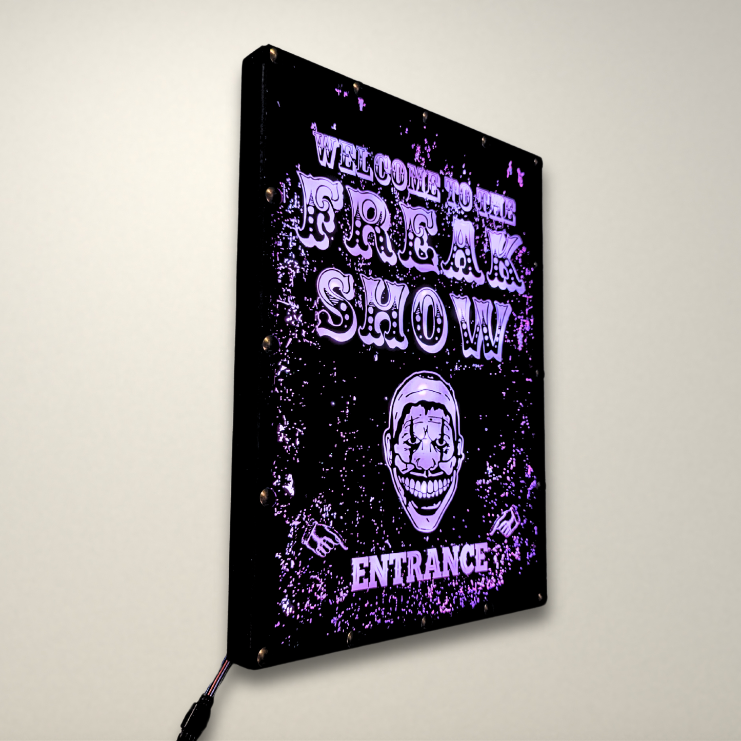 Welcome to the Freakshow  LED Lightbox Large