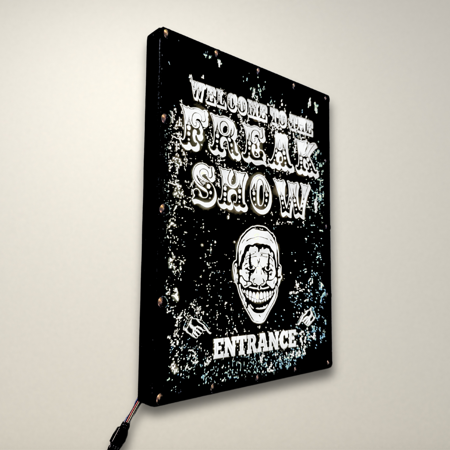 Welcome to the Freakshow  LED Lightbox Large