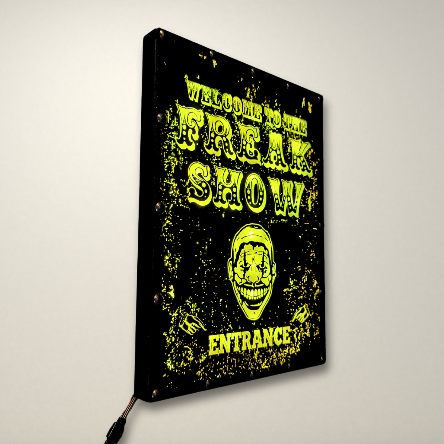 Welcome to the Freakshow  LED Lightbox Large