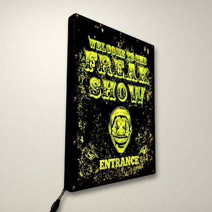 Welcome to the Freakshow  LED Lightbox Large
