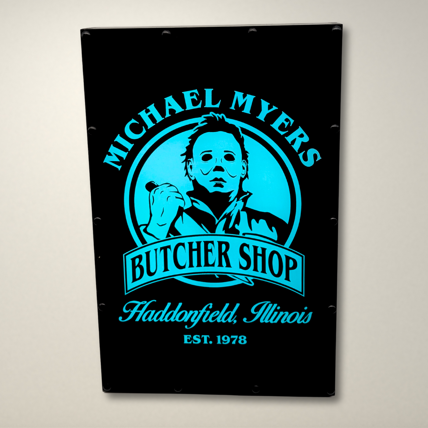 Butcher Shop Halloween Inspired LED Light Box