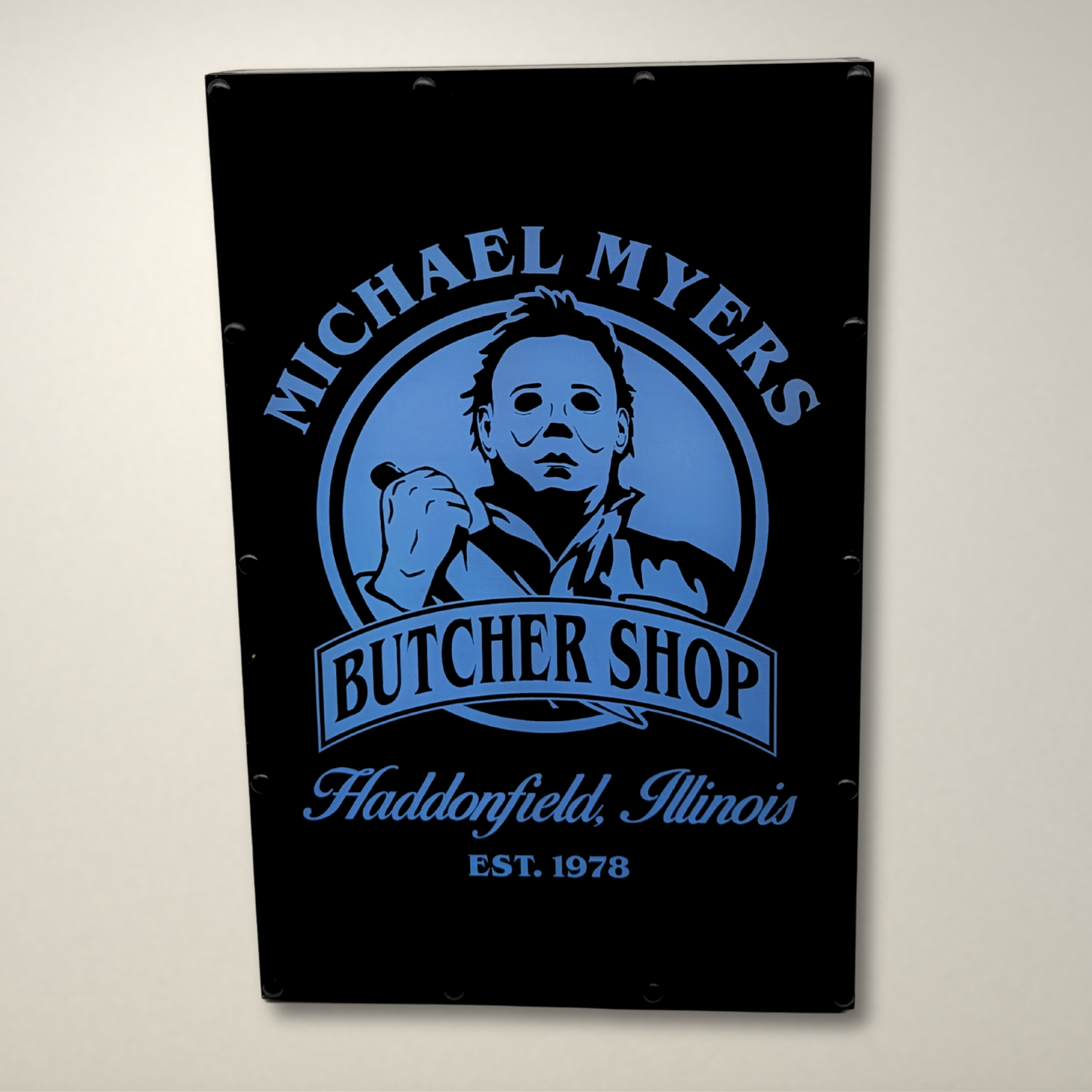 Butcher Shop Halloween Inspired LED Light Box