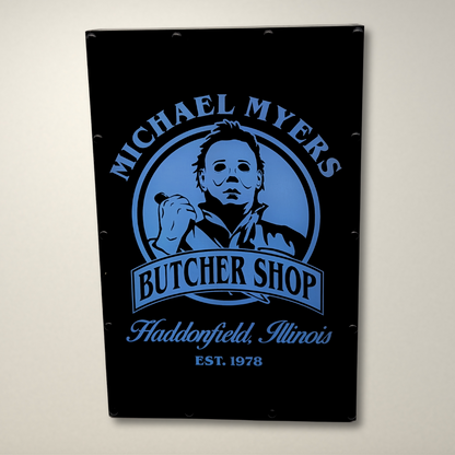 Butcher Shop Halloween Inspired LED Light Box