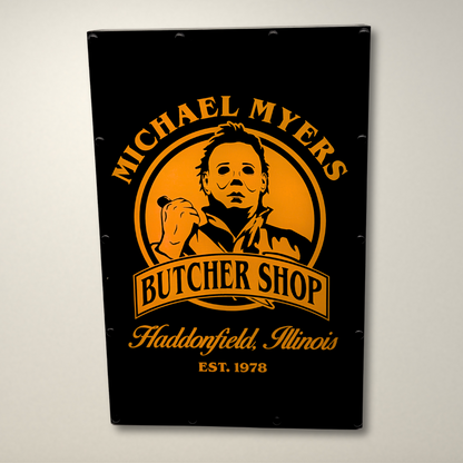Butcher Shop Halloween Inspired LED Light Box