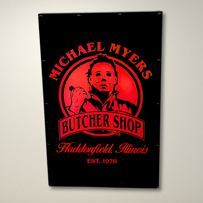 Butcher Shop Halloween Inspired LED Light Box