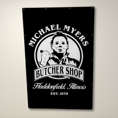 Butcher Shop Halloween Inspired LED Light Box