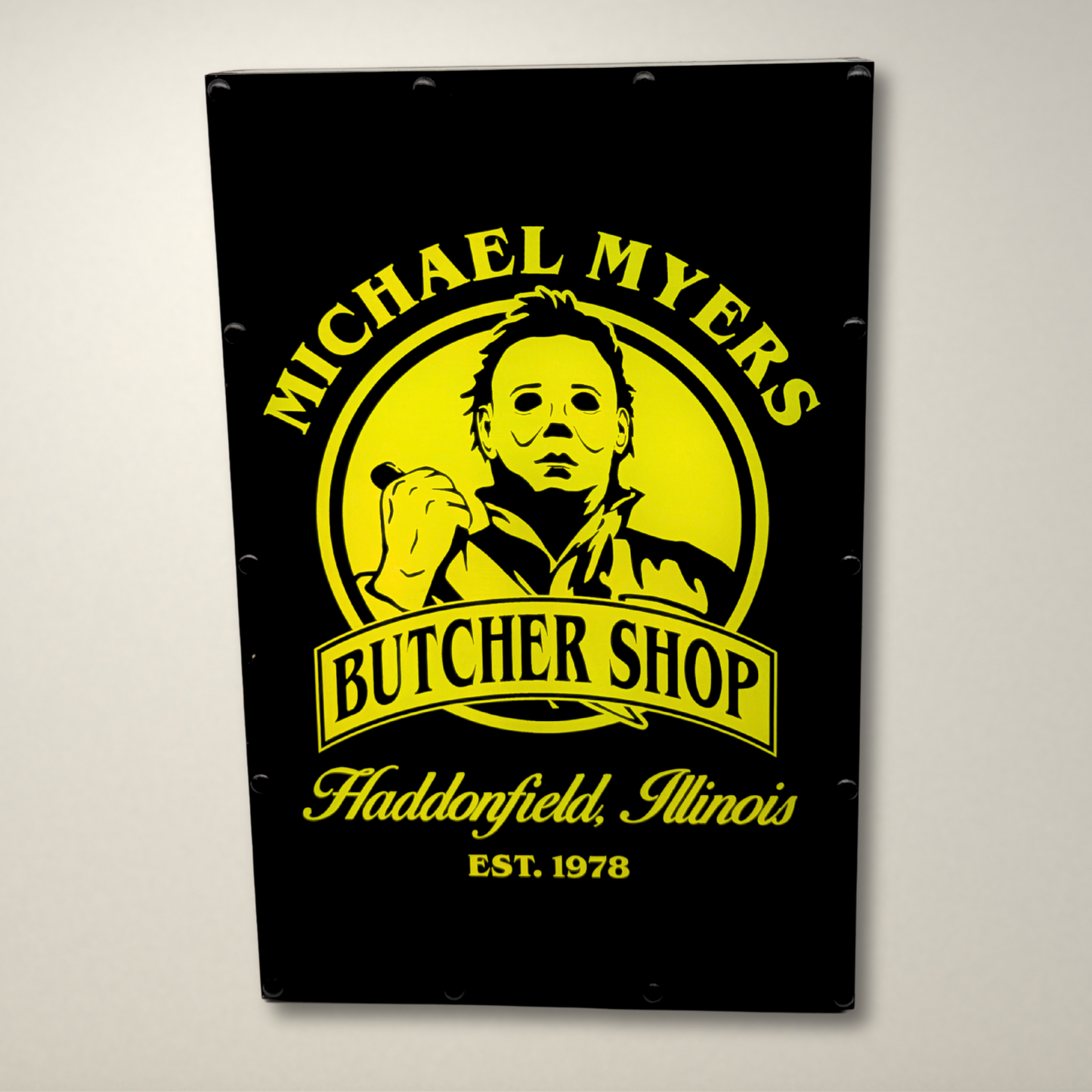 Butcher Shop Halloween Inspired LED Light Box