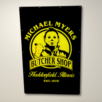 Butcher Shop Halloween Inspired LED Light Box