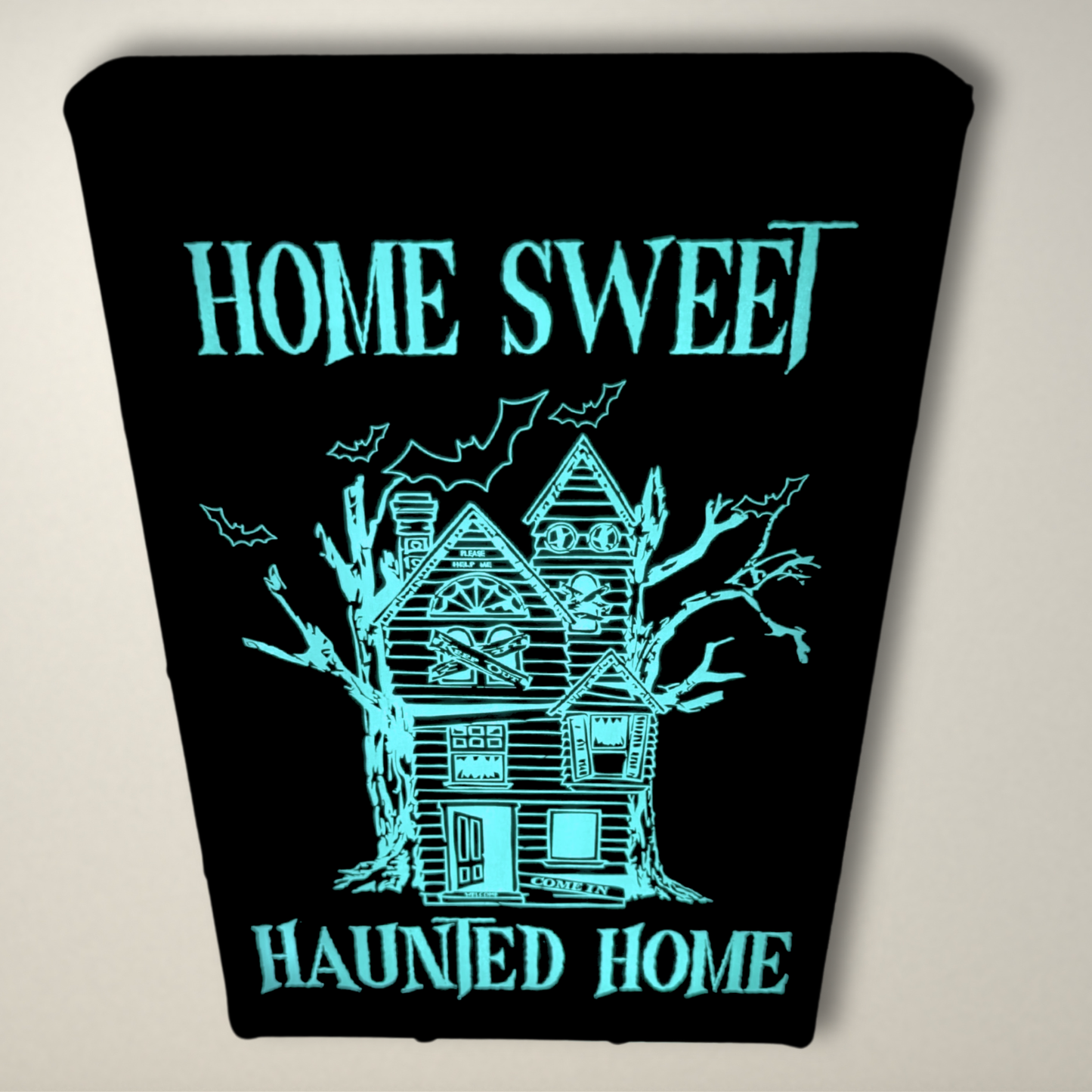 Home Sweet Haunted Home LED Lightbox Medium
