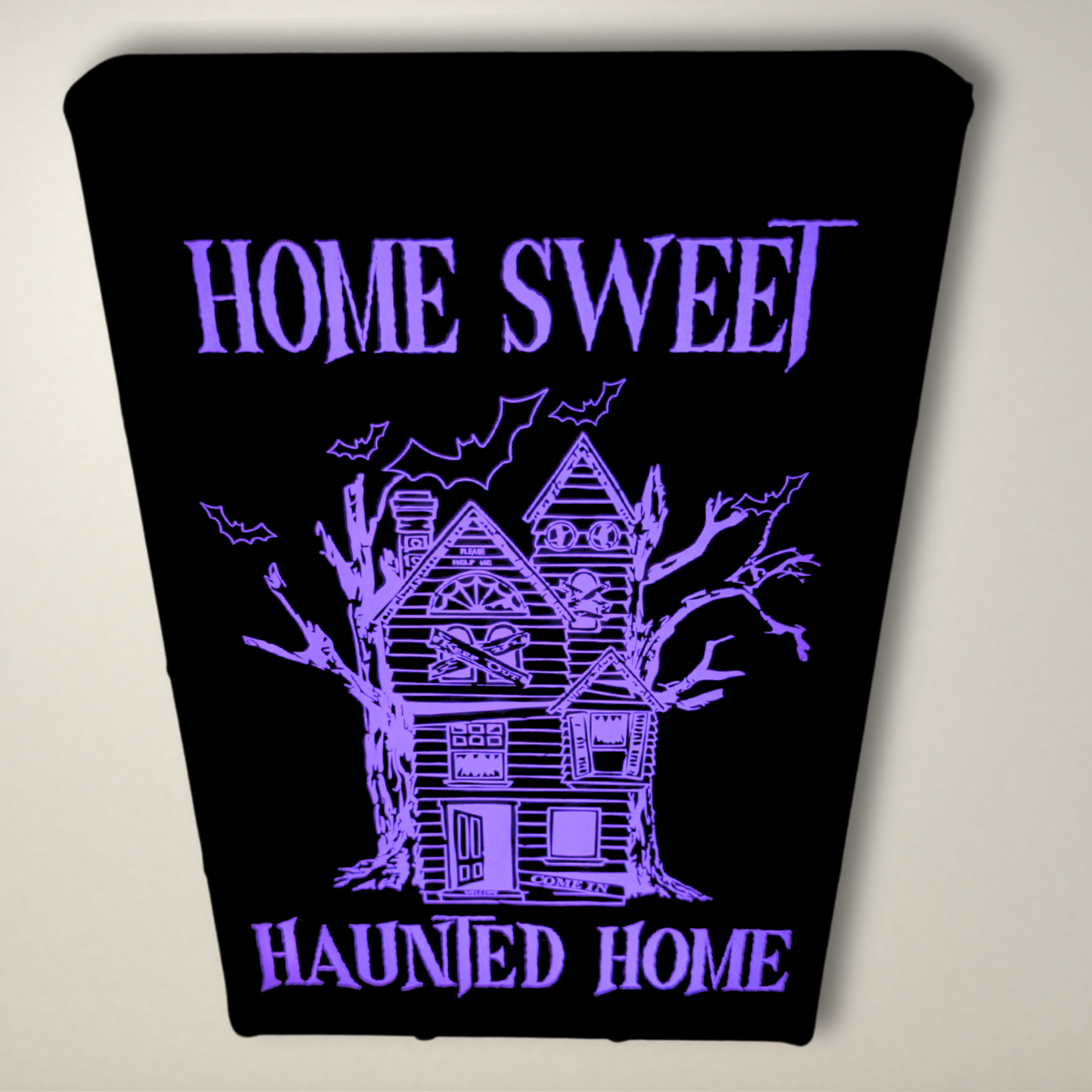 Home Sweet Haunted Home LED Lightbox Medium