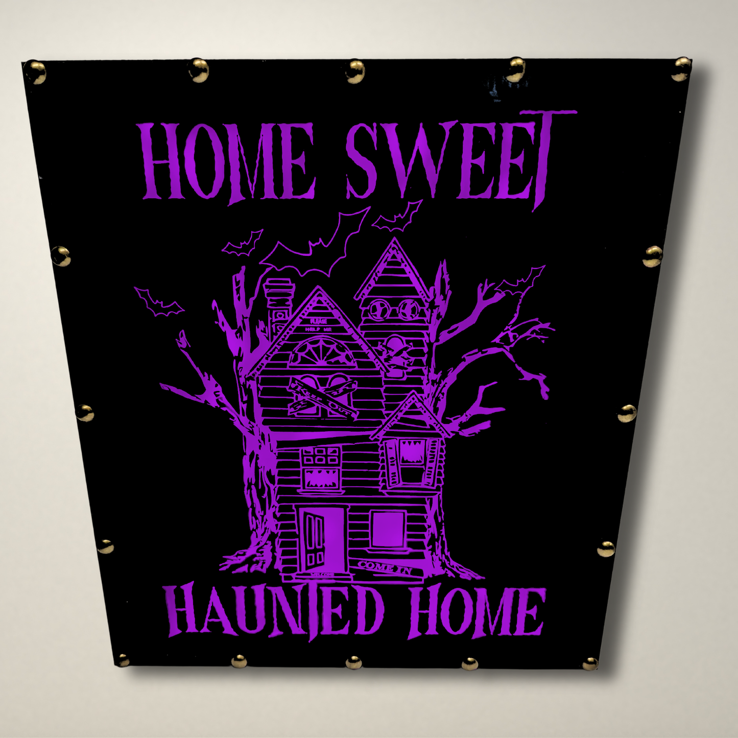 Home Sweet Haunted Home LED Lightbox Large