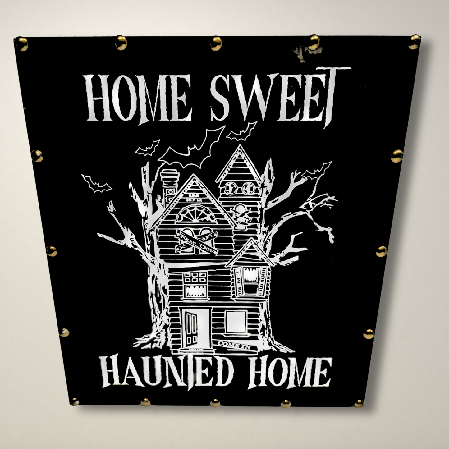 Home Sweet Haunted Home LED Lightbox Large