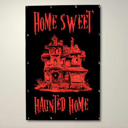 Home Sweet Haunted Home Detailed LED Lightbox