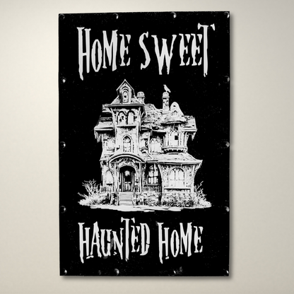 Home Sweet Haunted Home Detailed LED Lightbox