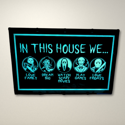 In this house Horror inspired LED Lightbox