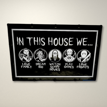 In this house Horror inspired LED Lightbox