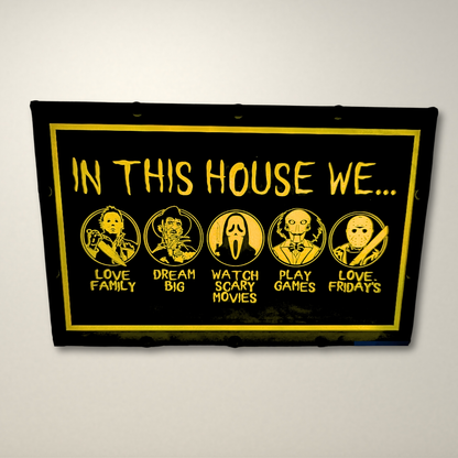 In this house Horror inspired LED Lightbox