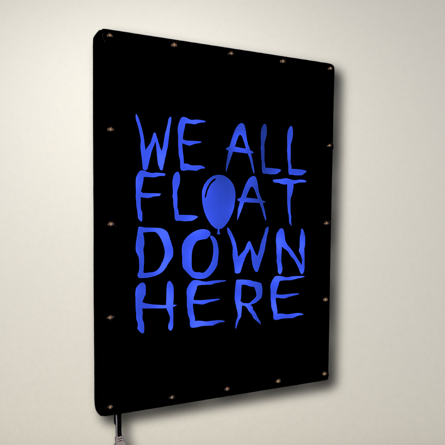 We All Float Down Here LED Lightbox Medium