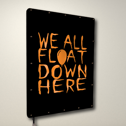 We All Float Down Here LED Lightbox Medium