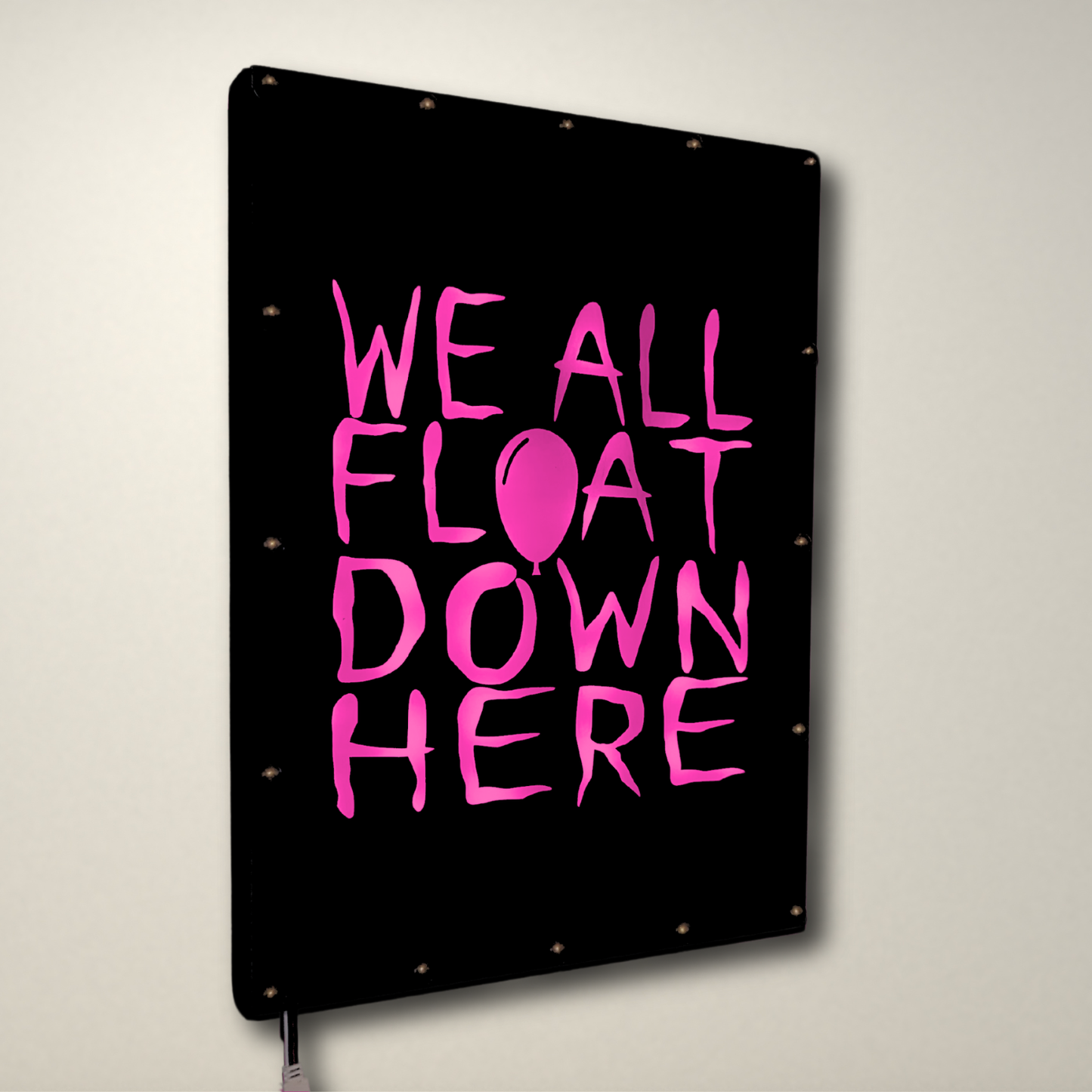 We All Float Down Here LED Lightbox Medium