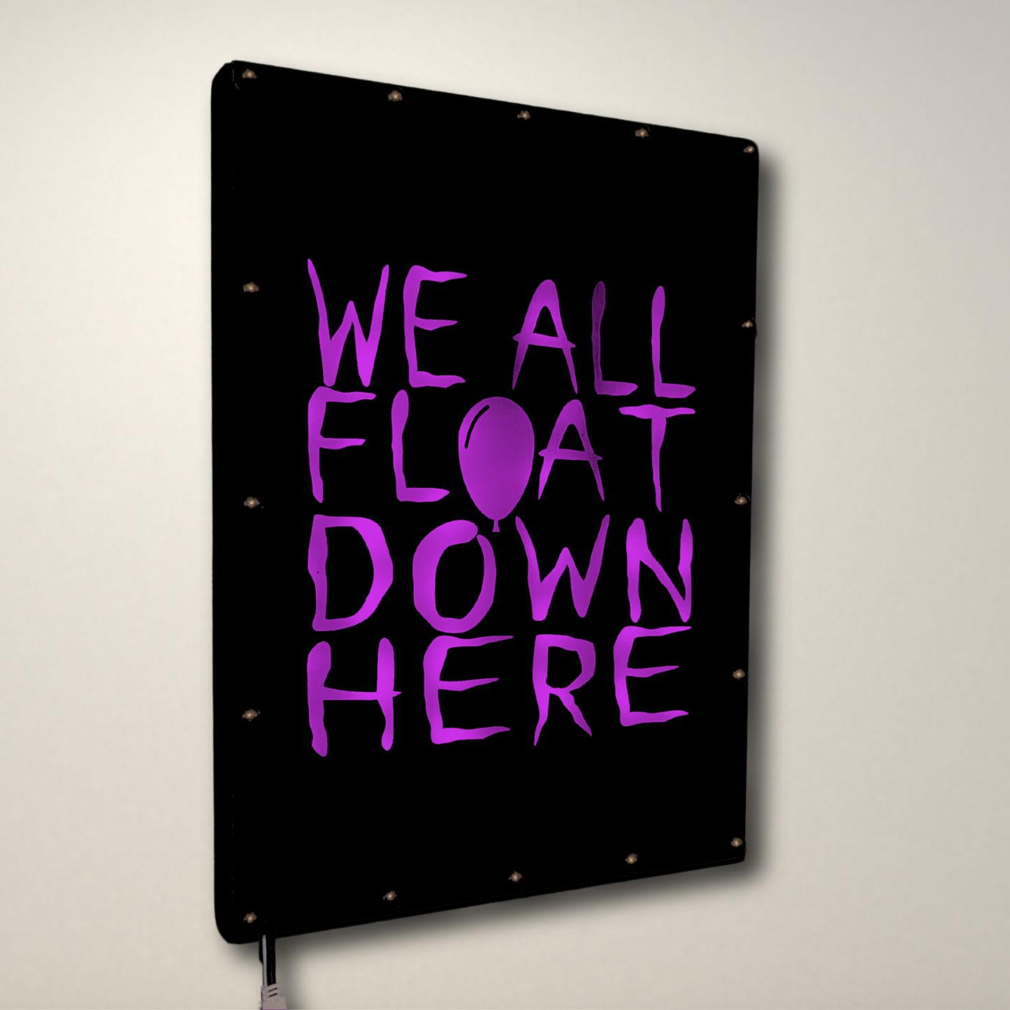 We All Float Down Here LED Lightbox Medium