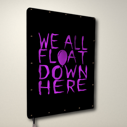 We All Float Down Here LED Lightbox Medium