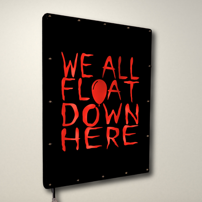 We All Float Down Here LED Lightbox Medium