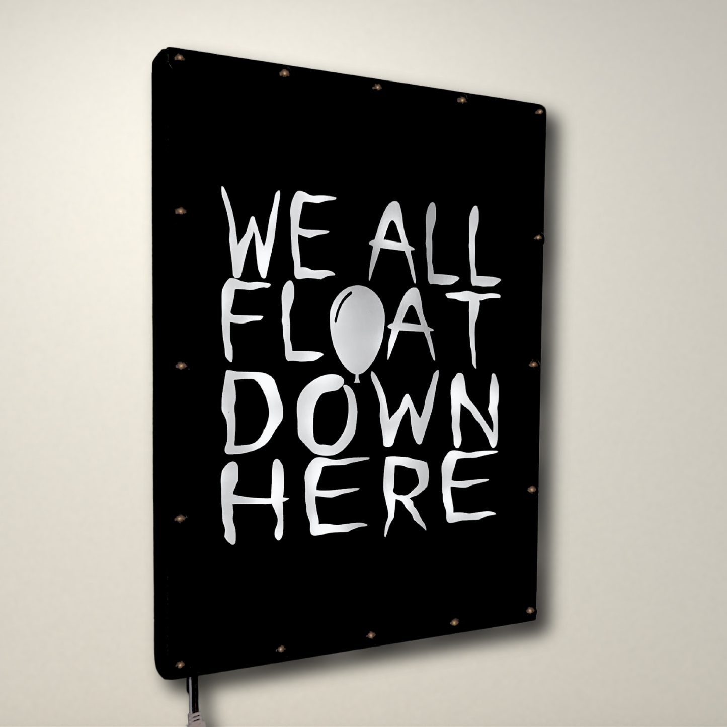 We All Float Down Here LED Lightbox Medium