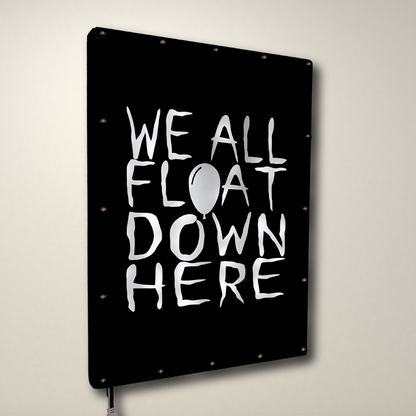 We All Float Down Here LED Lightbox Medium