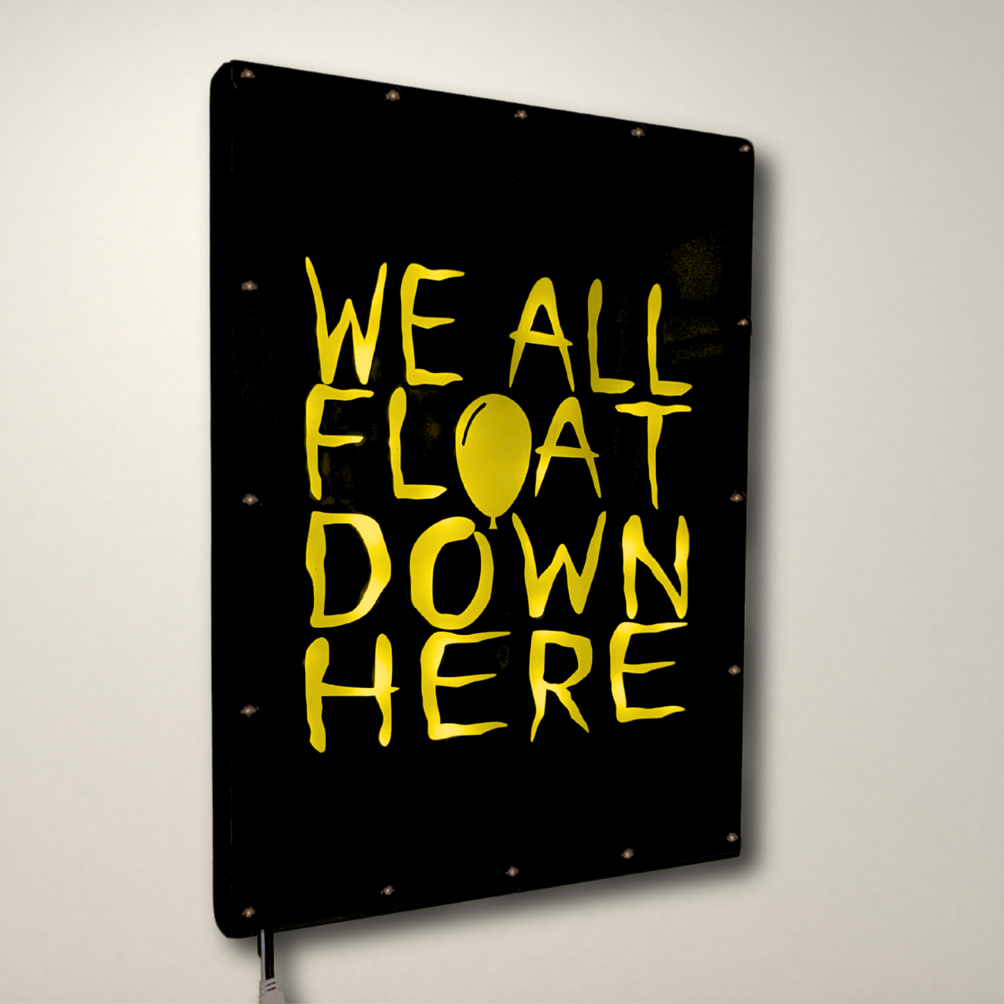 We All Float Down Here LED Lightbox Medium