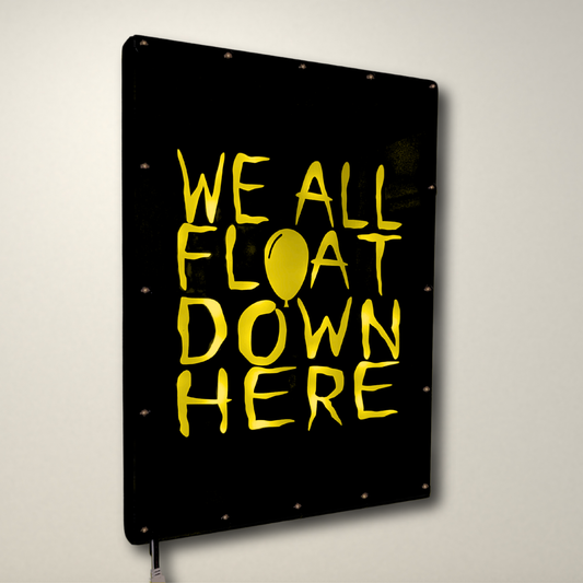 We All Float Down Here LED Lightbox Medium