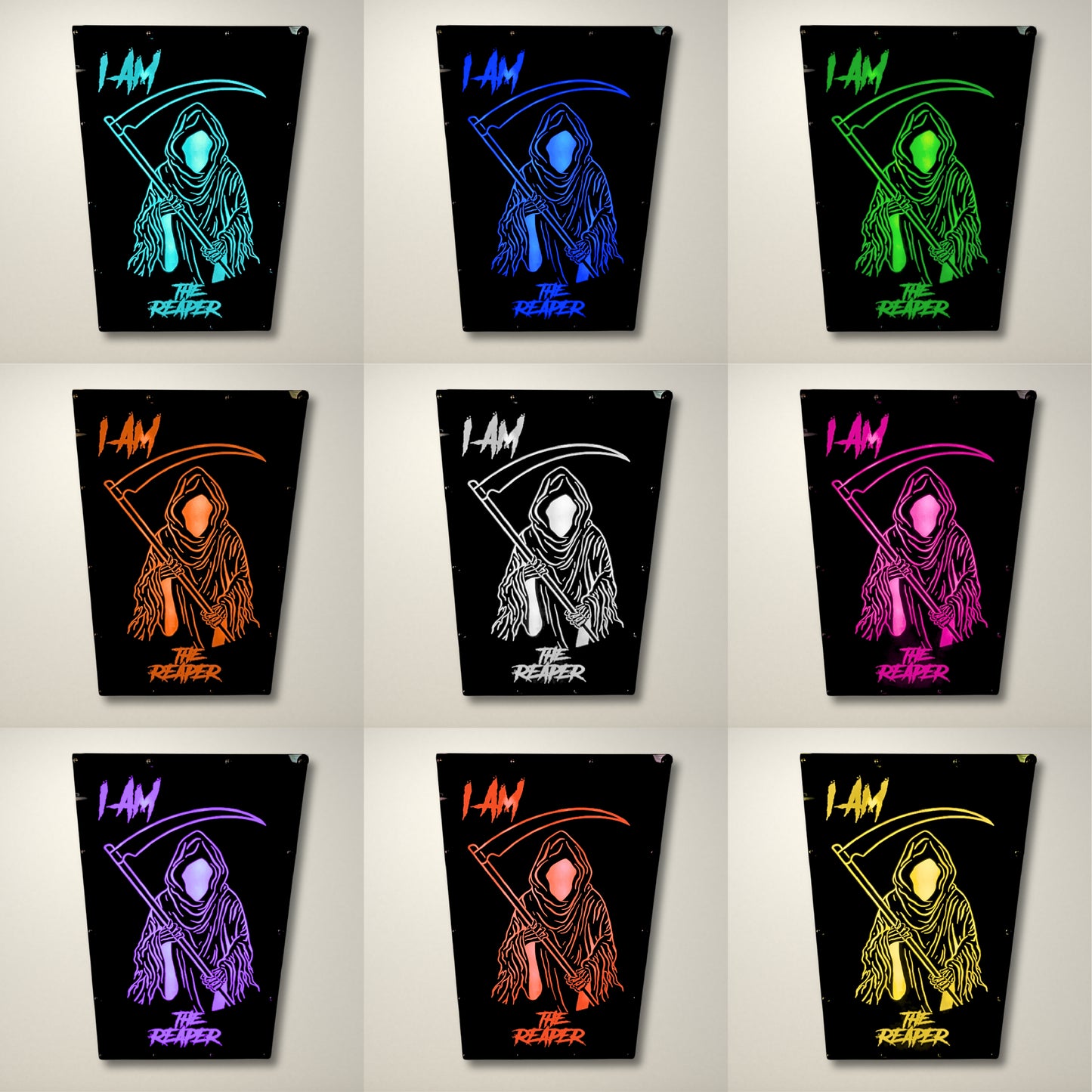 I Am The Reaper LED Lightbox