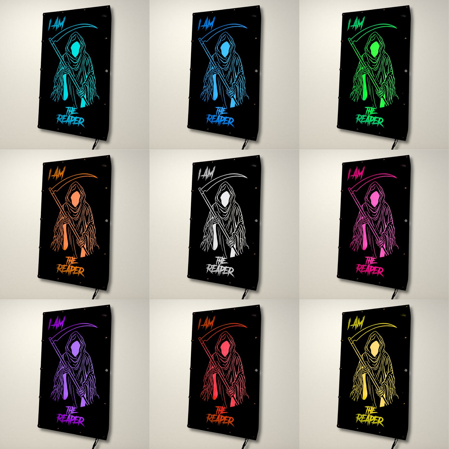 I Am The Reaper LED Lightbox